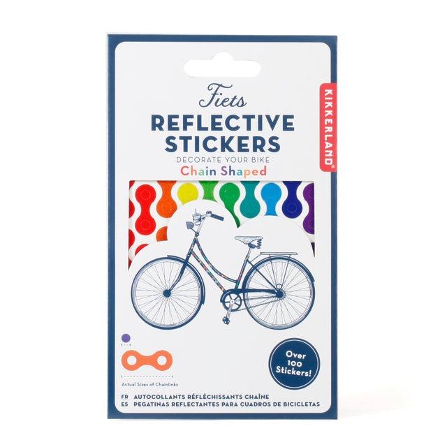 Fiets Chain Shaped Reflective Stickers