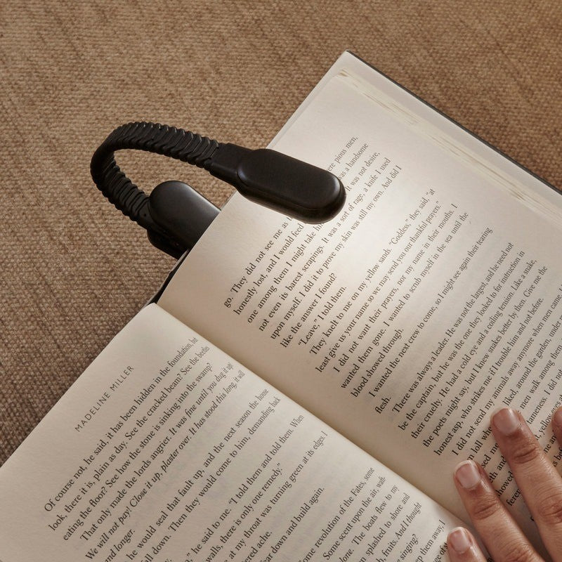 Kikkerland Rechargeable Clip Book Light