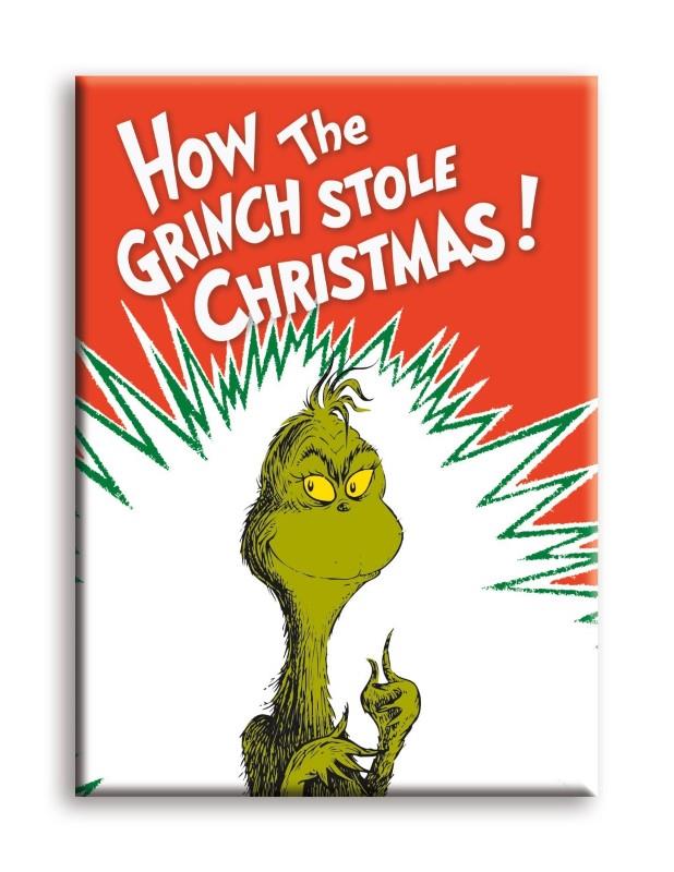 The Grinch Close Up Fridge Magnet