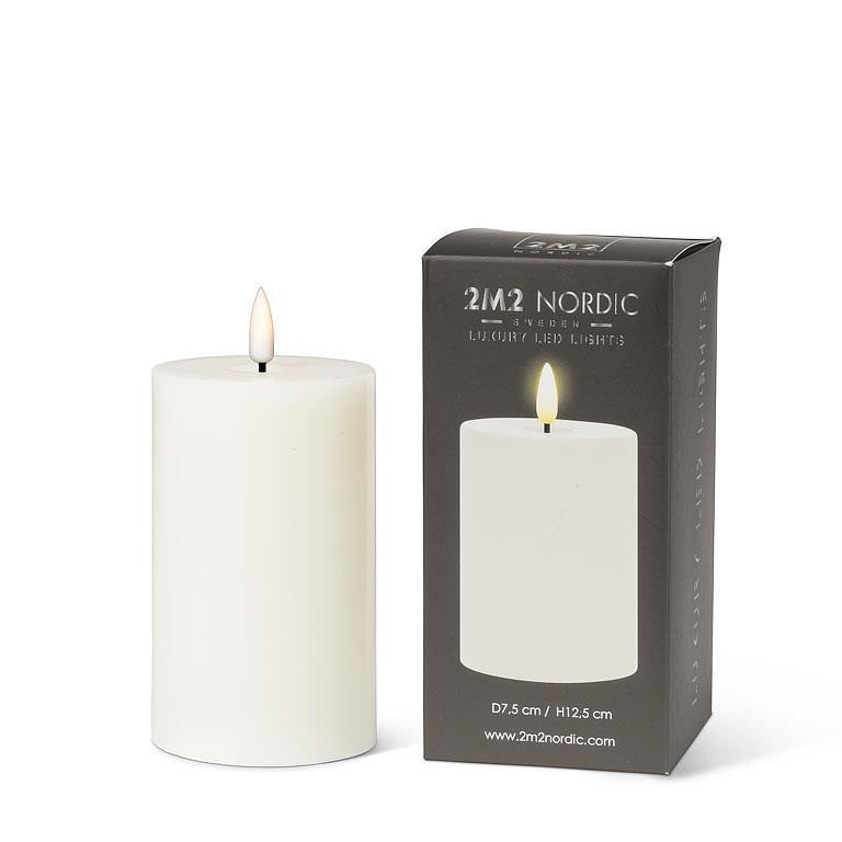 Luxlite Flameless Sand LED Pillar Candle