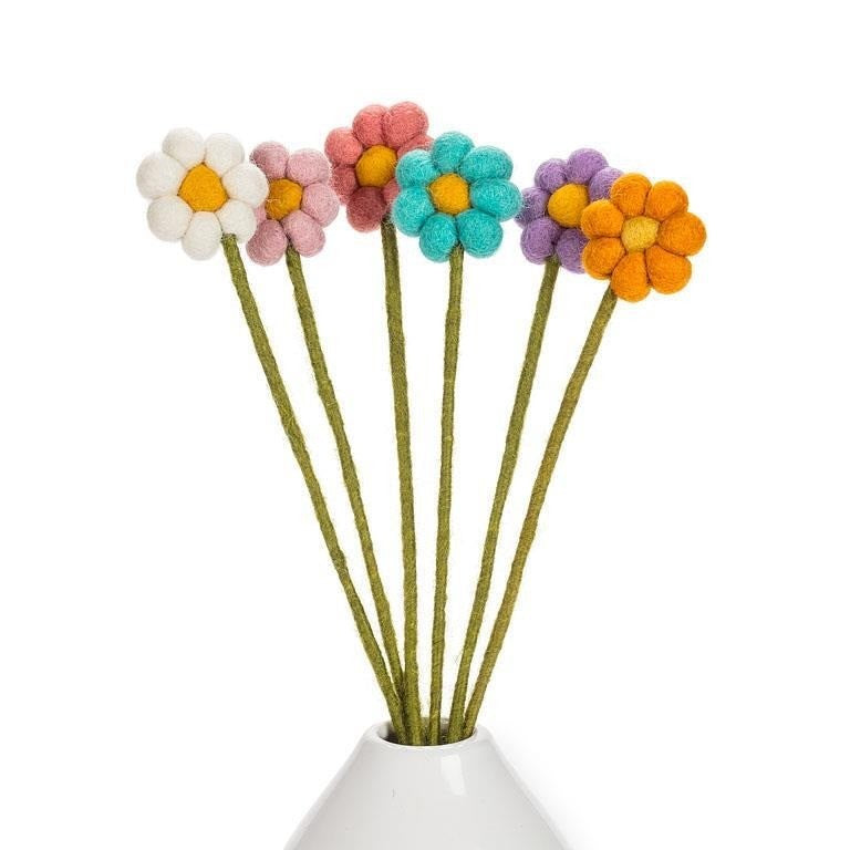 Pompom Daisy Stems