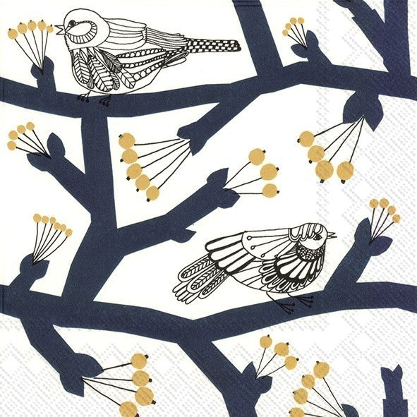 Dark Blue Pakkanen - Paper Napkins - Pack/20