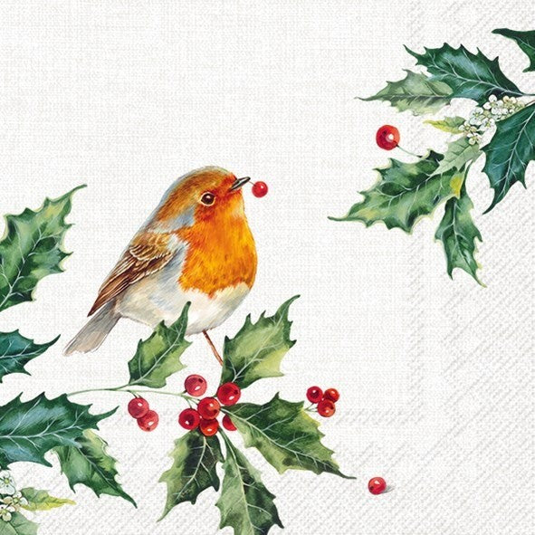 Lexi &amp; Robin Cream Paper Napkins, Pack/20