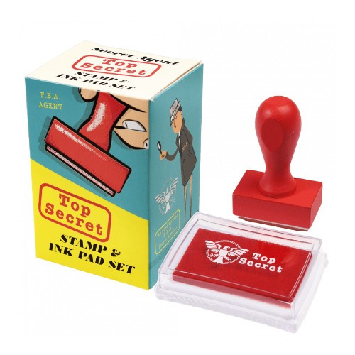 Top Secret Stamp & Ink Set