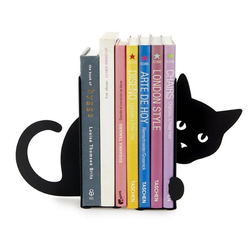 Hidden Cat Bookends