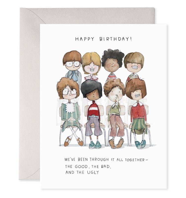 Class Picture Birthday Card