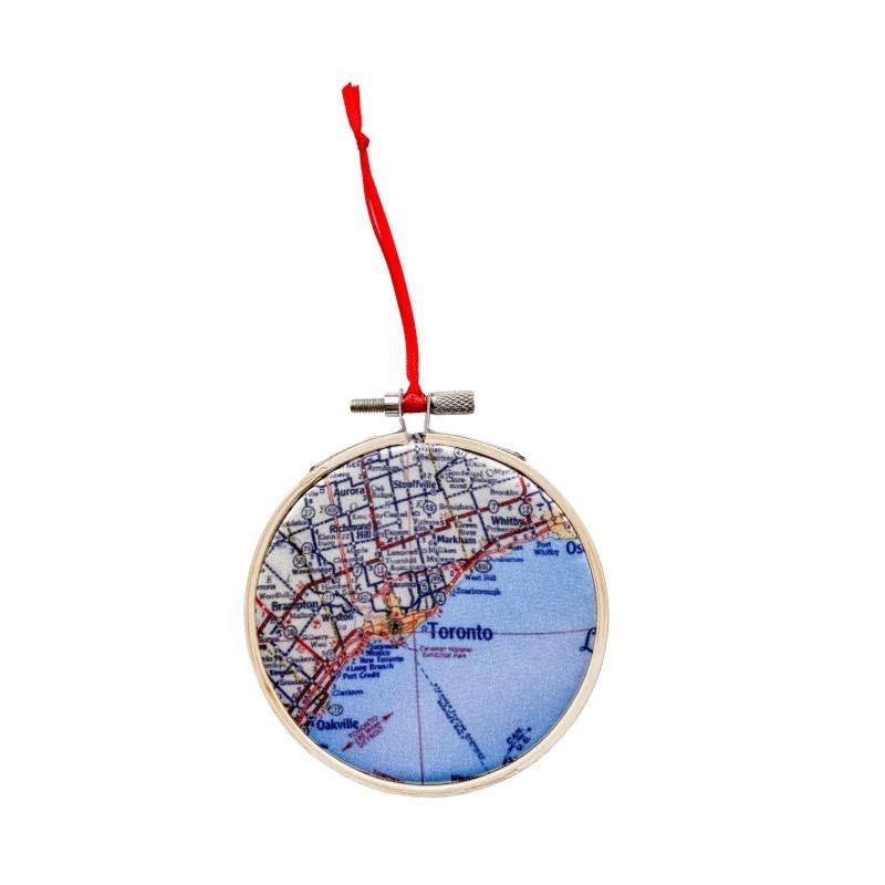 Embroidered Toronto Ornament