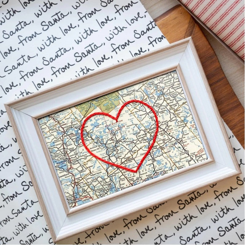 Haliburton Heart Map - 4" x 6"