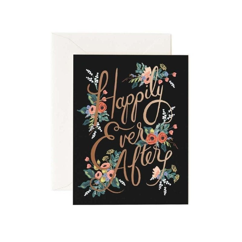 Happily Ever After Wedding Card
