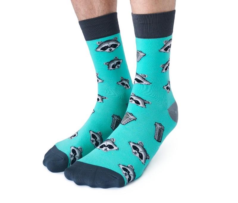 Raccoon Bandit Socks - LG