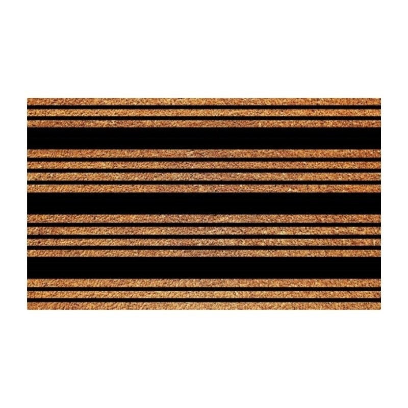 Striped Coir Doormat
