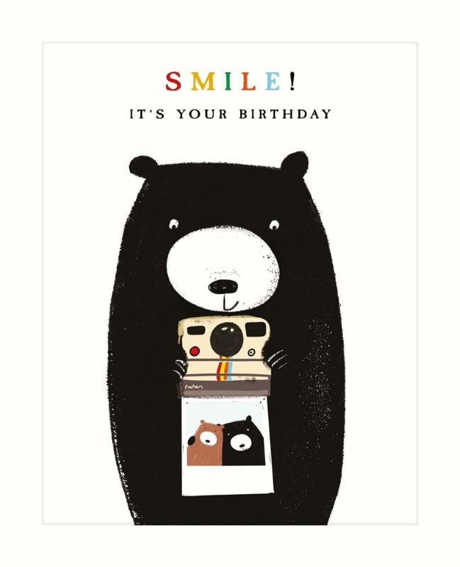 Bear Smile Birthday Card