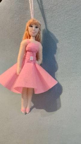 Margot Robbie Barbie Doll - Historical Icon Ornament