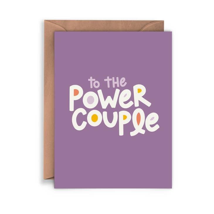 Power Couple Wedding Card
