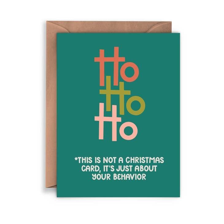 Ho Ho Ho Christmas Card