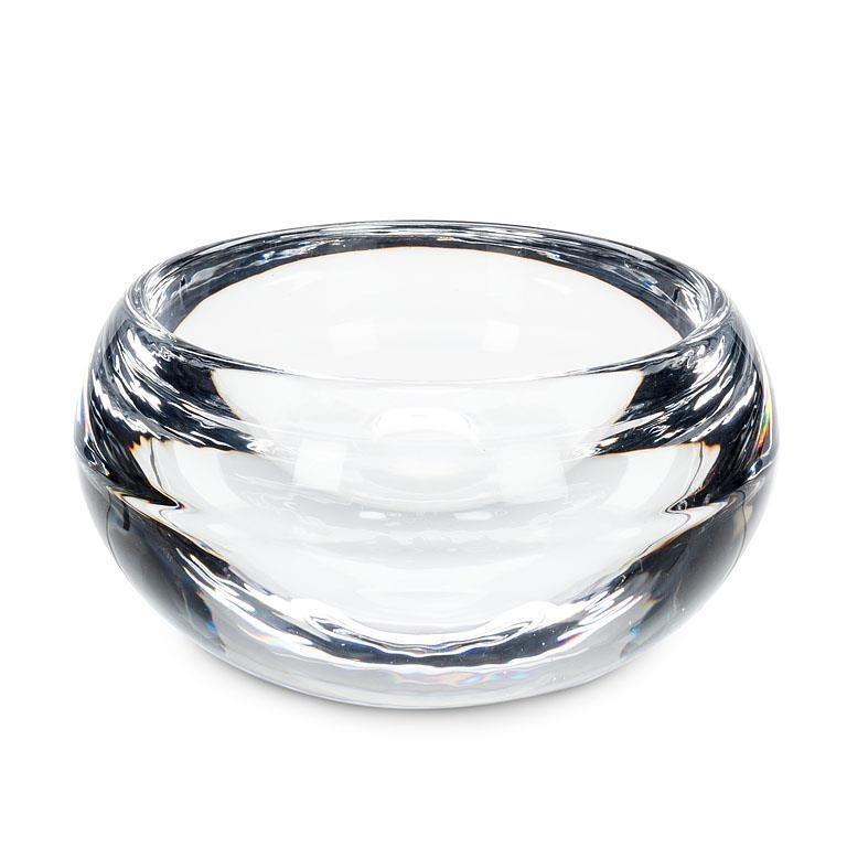 Thick Heavy Base Low Bowl, 4"D