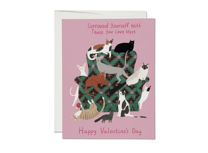 Surround Yourself Valentine's Day Card