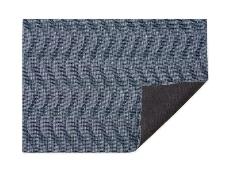 Chilewich Arc Woven Floor Mat, Indigo