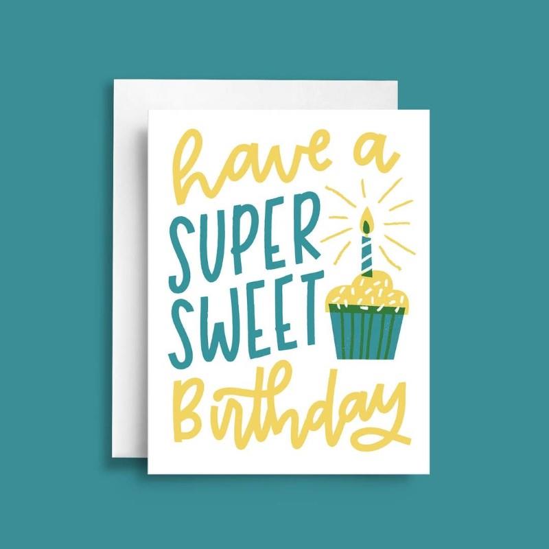 Sweet Cupcake Birthday Card