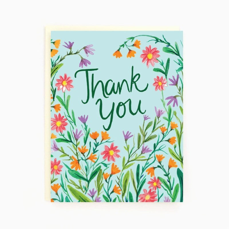 Thank You Wildflower Card