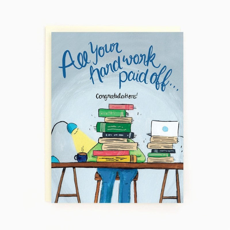 Graduation Study Greeting Card