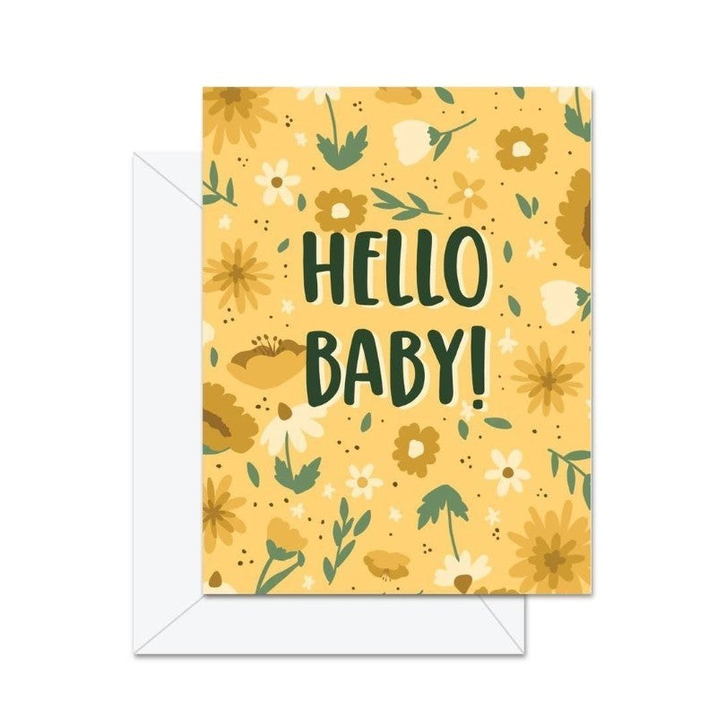 Hello Baby Greeting Card