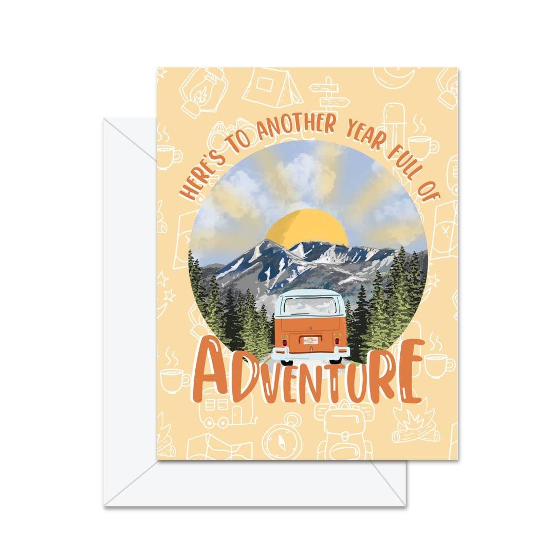 Year Full of Adventure Birthday Card