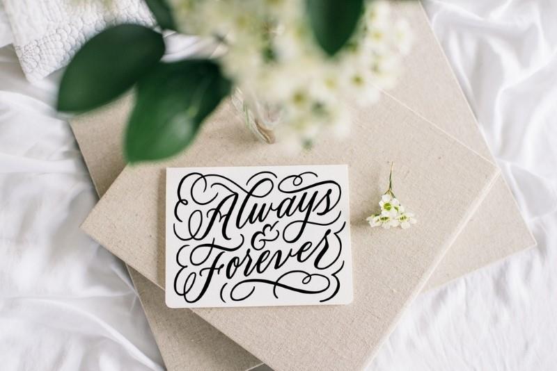 Always And Forever Wedding Card