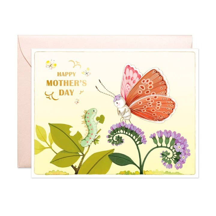 Caterpillar Mother's Day Card