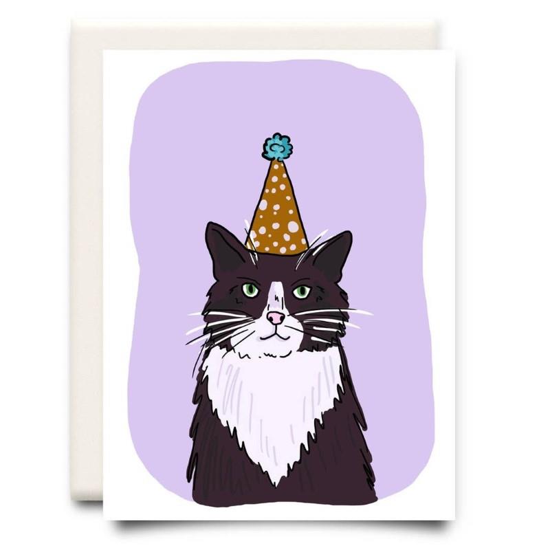 Cat In A Hat Birthday Card