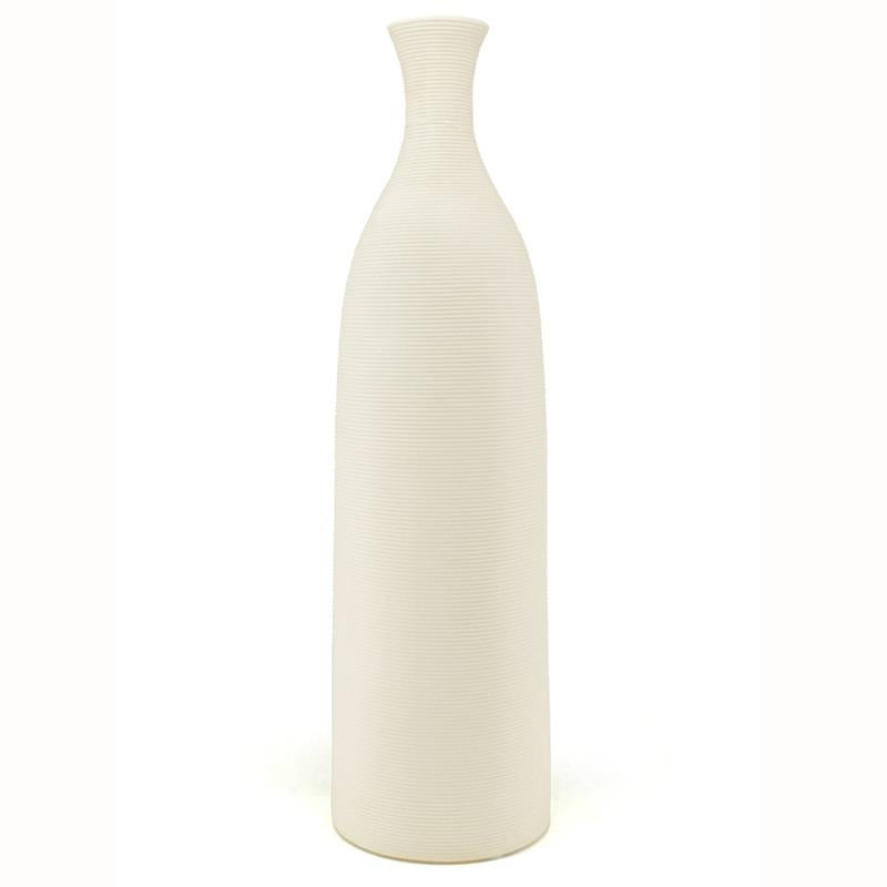 Tall Textured Vase, 18"H