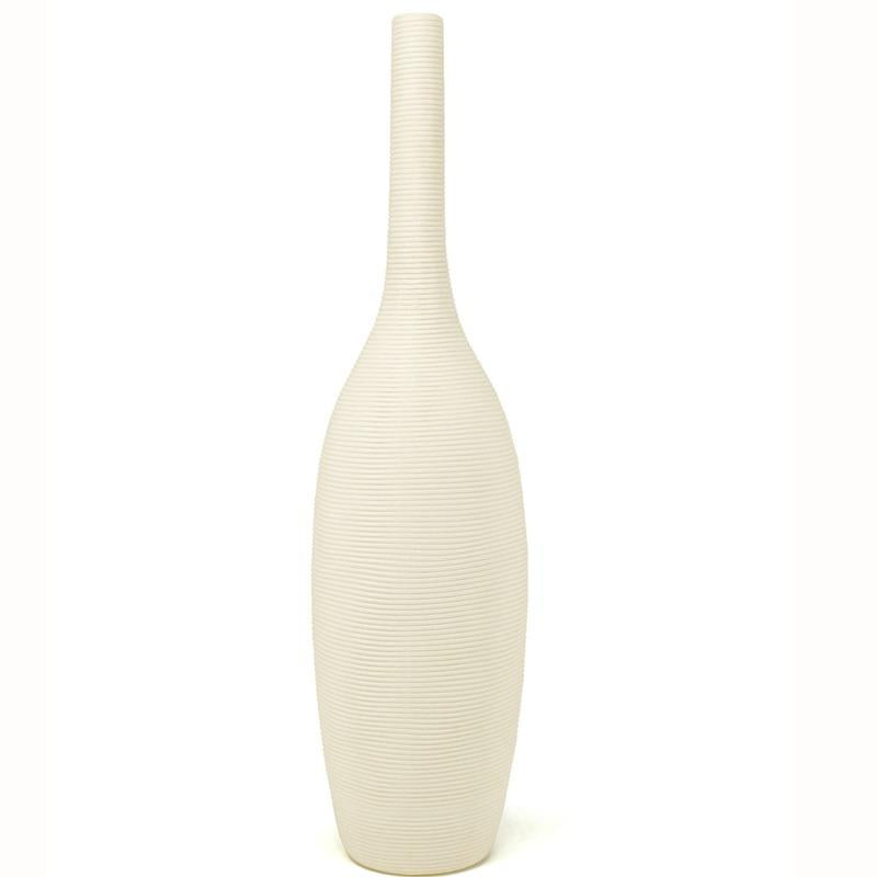 Tall Textured Bud Vase, 15"H