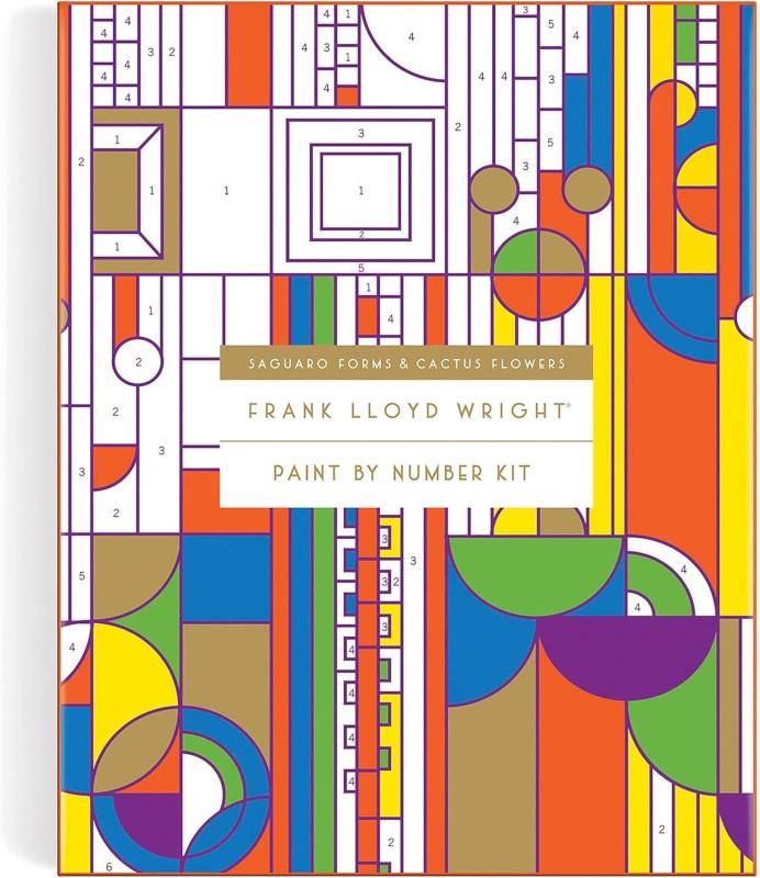 Frank Lloyd Wright Saguaro Cactus and Forms Paint By Number Kit