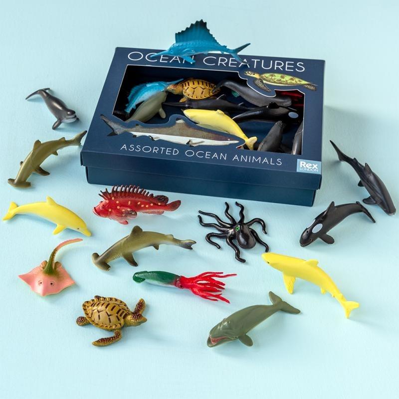 Rex London Ocean Animals - Set of 16