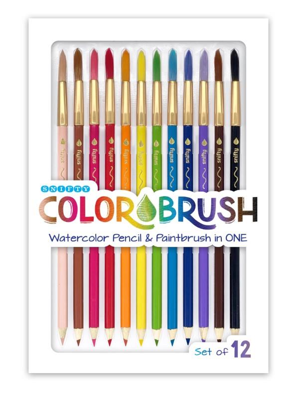 Colorbrush Watercolor Pencil/Brush Set Of 12