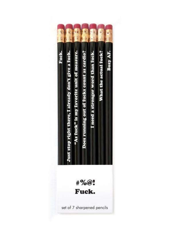 Fuck - Pencil Set of 7