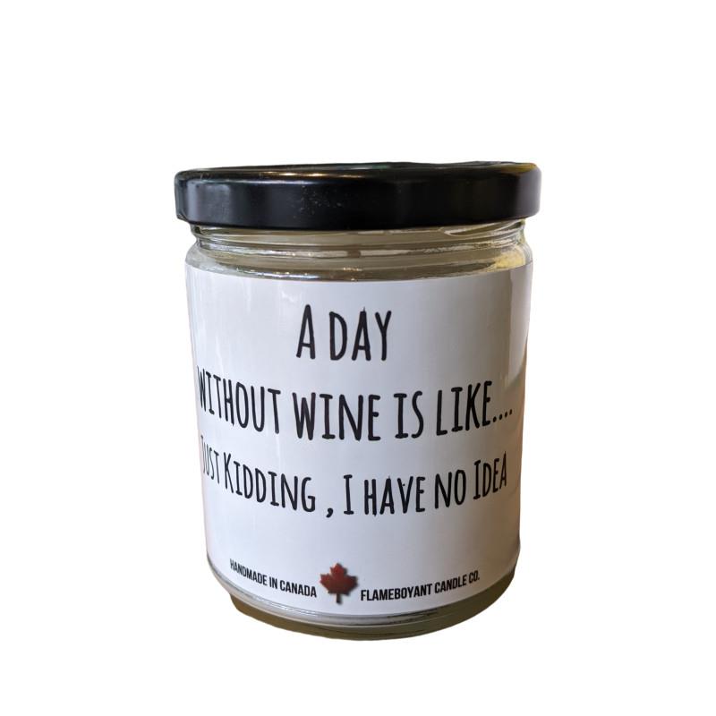 A Day Without Wine - Merlot Scented Candle