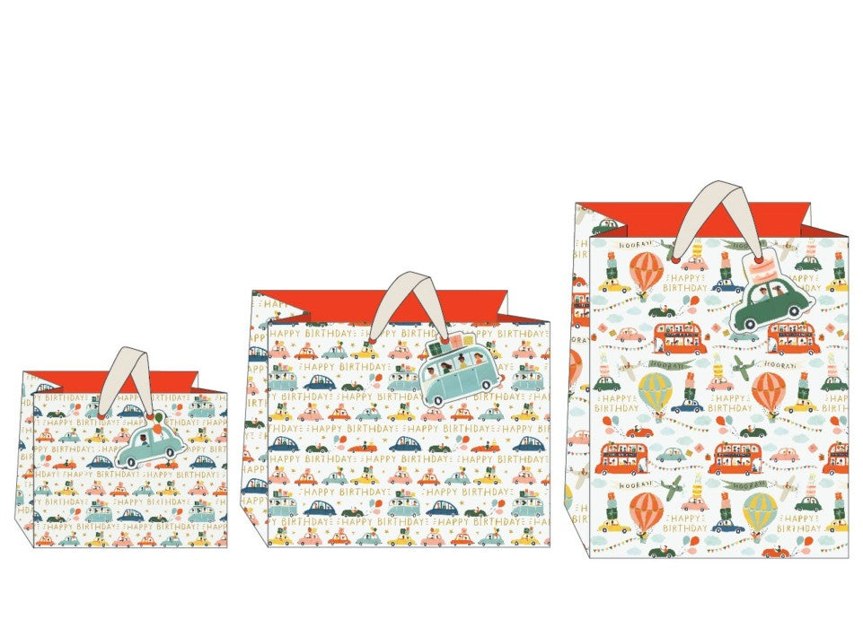 Birthday Cars Gift Bag