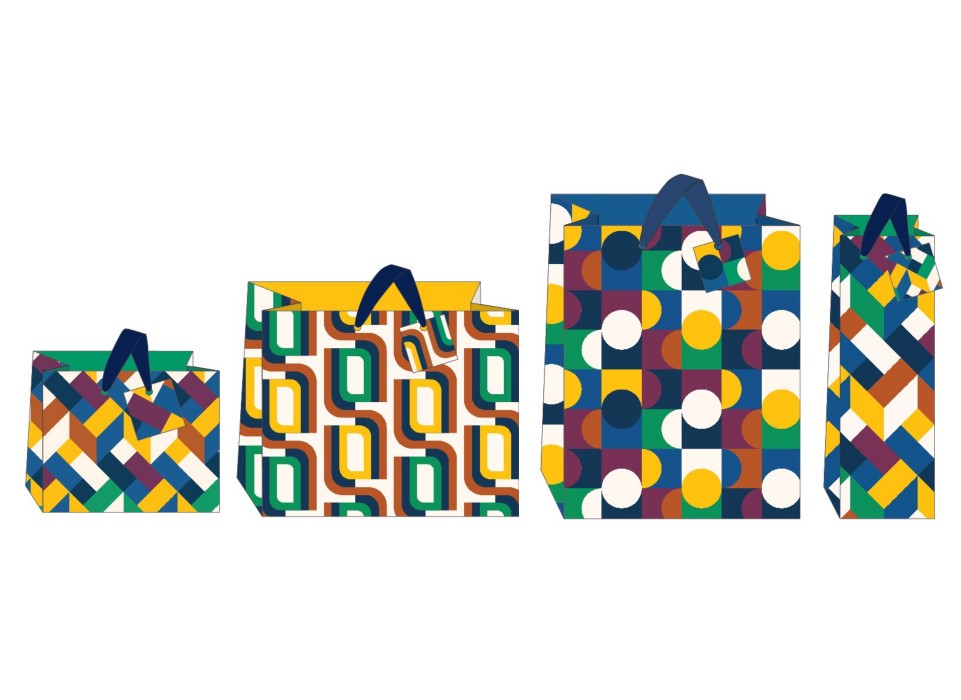 Geometric Forms Gift Bag