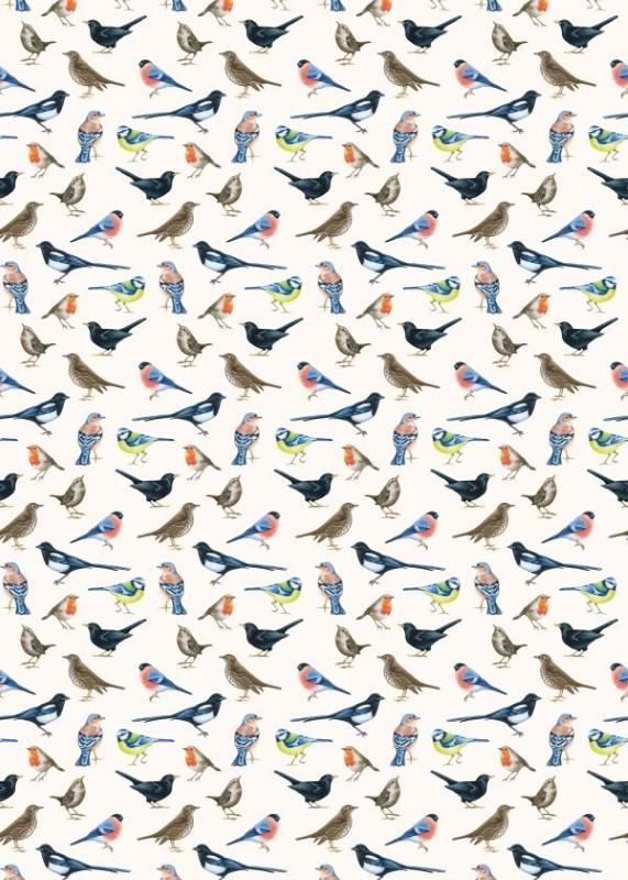 Birds Wrapping Paper, 3 Metres