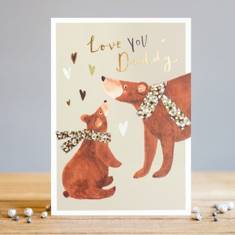 Bear Love You Daddy Father's Day Card