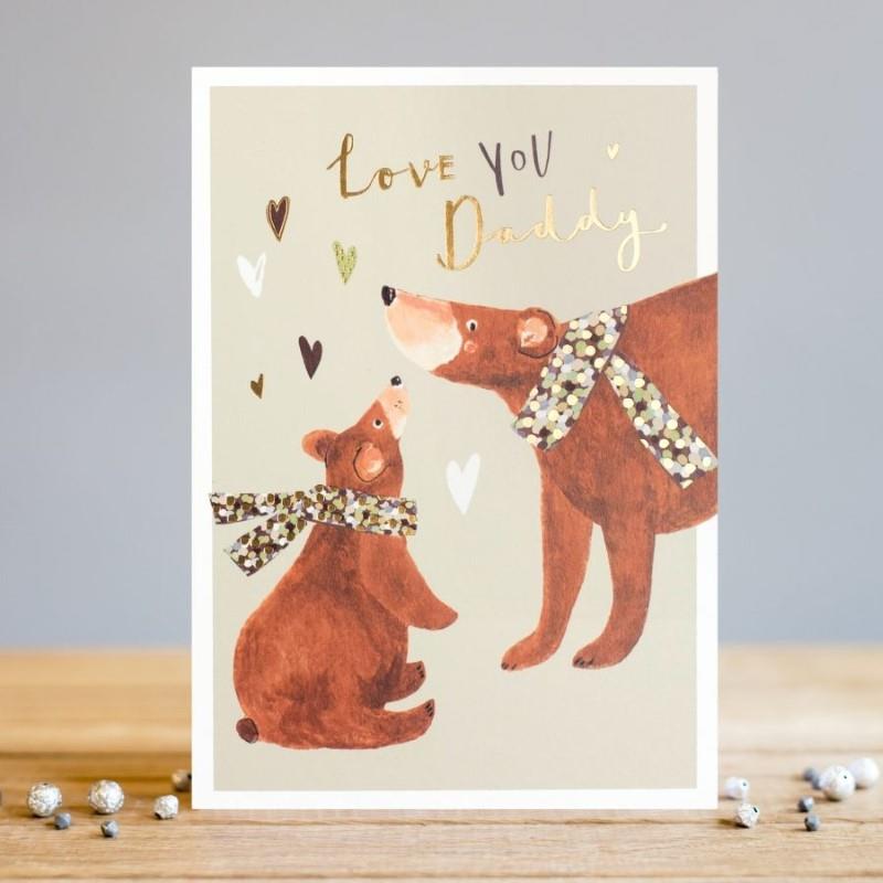 Bear Love You Daddy Father's Day Card