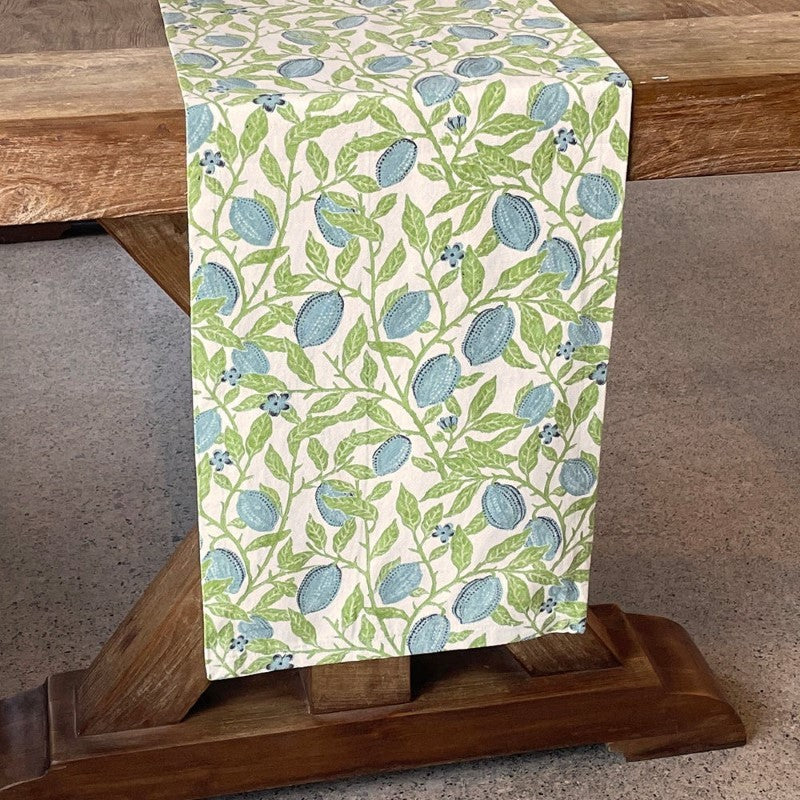 Amalfi Ivory Cotton Table Runner