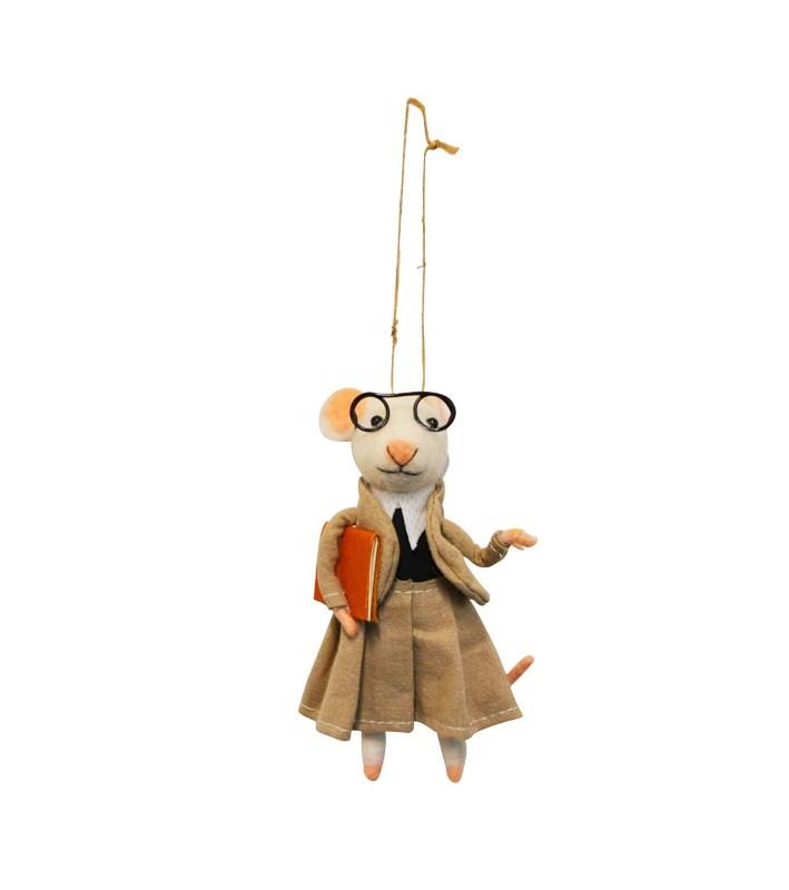 Mouse Teacher Ornament