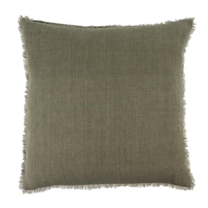 Linen Laurel Toss Cushion, 24"Sq