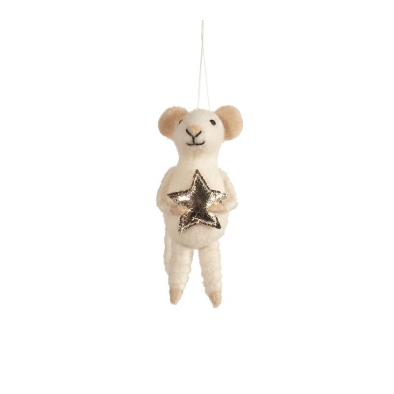 Mouse With Star Ornament