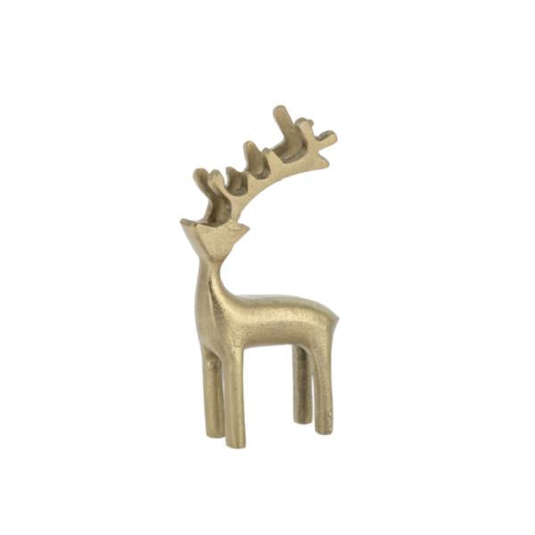 Standing Gold Deer, 6"H