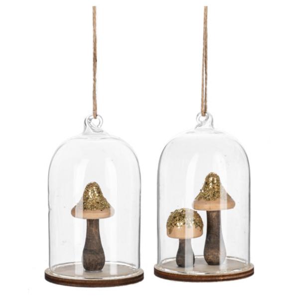 Mushroom Cloche Ornament