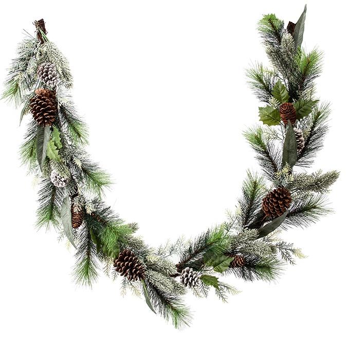 Pine & Foliage Garland, 72"L