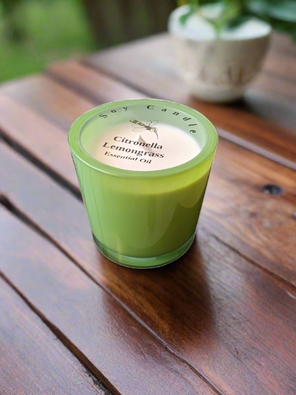 Green Lavender Citronella Soy Candle